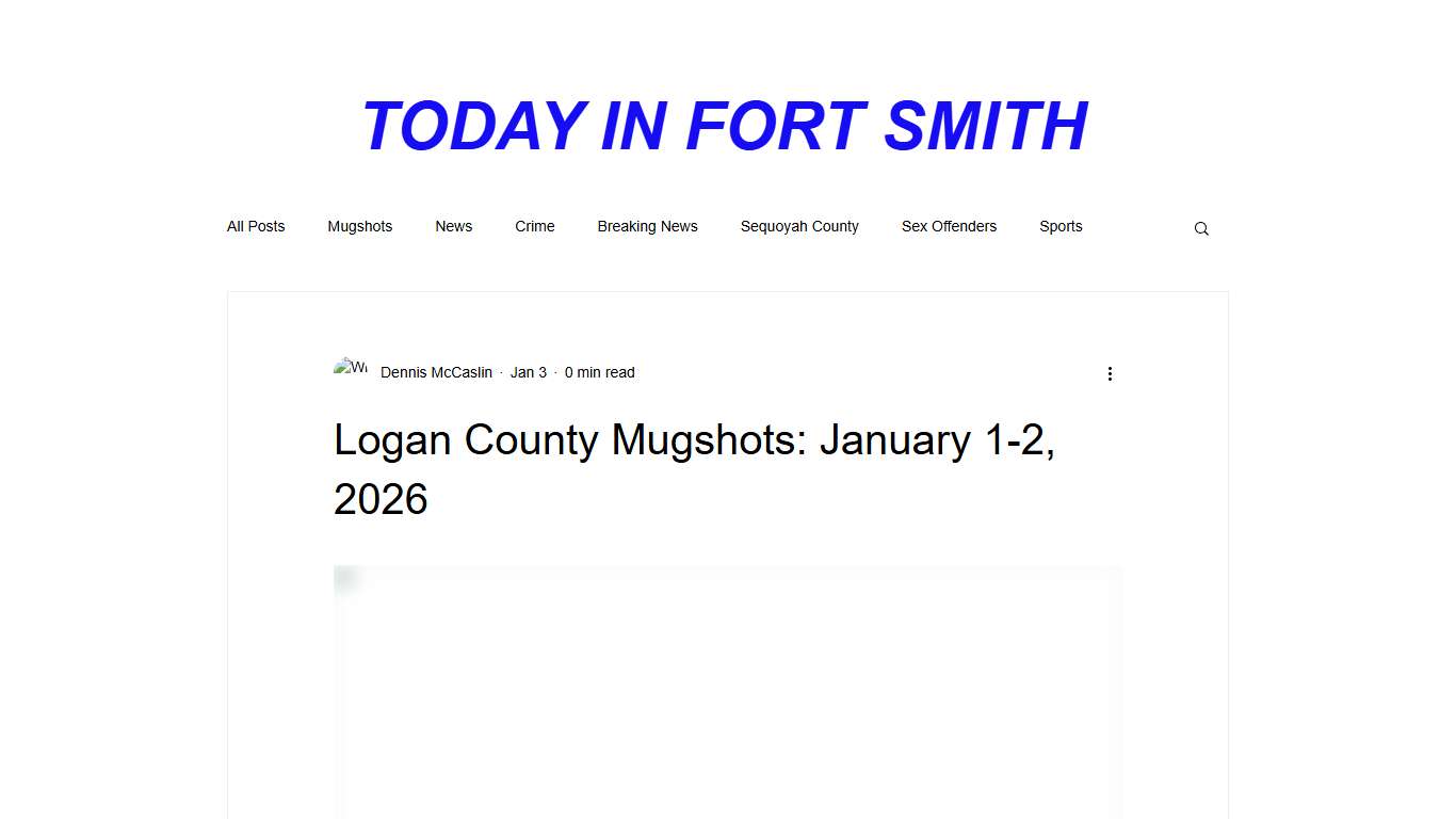 Logan County Mugshots: January 1-2, 2026