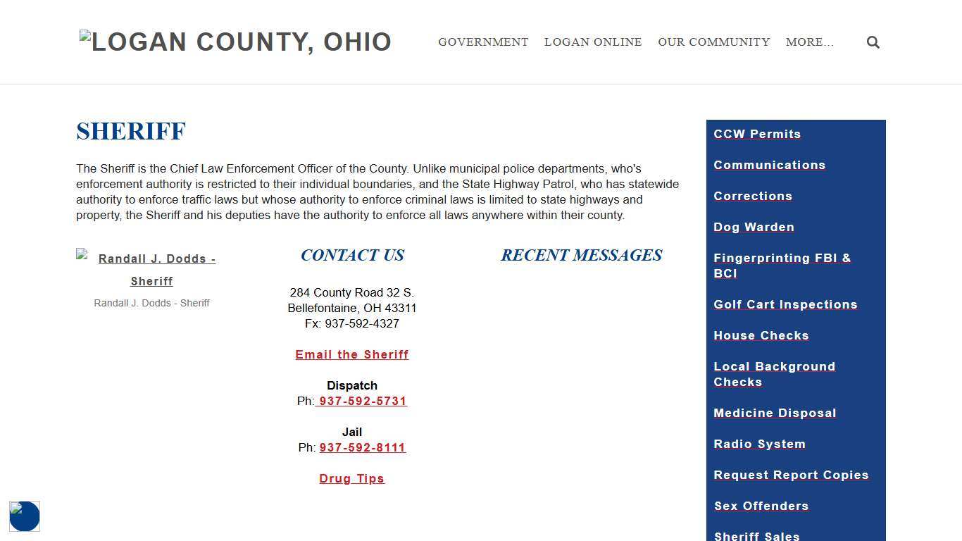 Logan County Sheriff - Logan County, Ohio